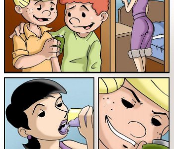 Dennis made his mom to go sleeping Porn Comics